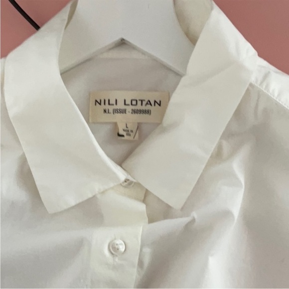Nikki Lotan Oversized White Button Down Shirt - Picture 3 of 3